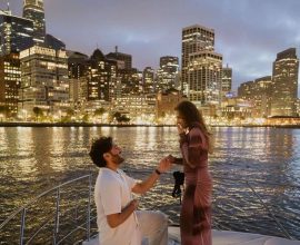 A twilight proposal on a yacht in the San Francisco Bay? A dreaaaam_