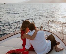 Yacht date in Positano